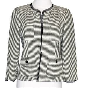 Weekend Max Mara striped silk trimmed jacket